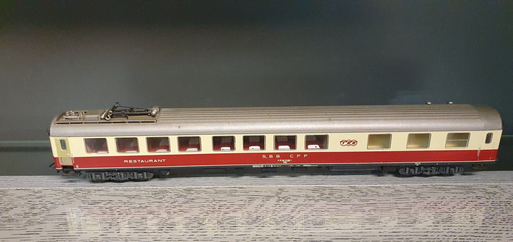 Liliput Modellini di ferrovie: LILIPUT:DC: SBB TEE SPEISEWAGEN RIC – Usato da Biglen venduto da taunus82