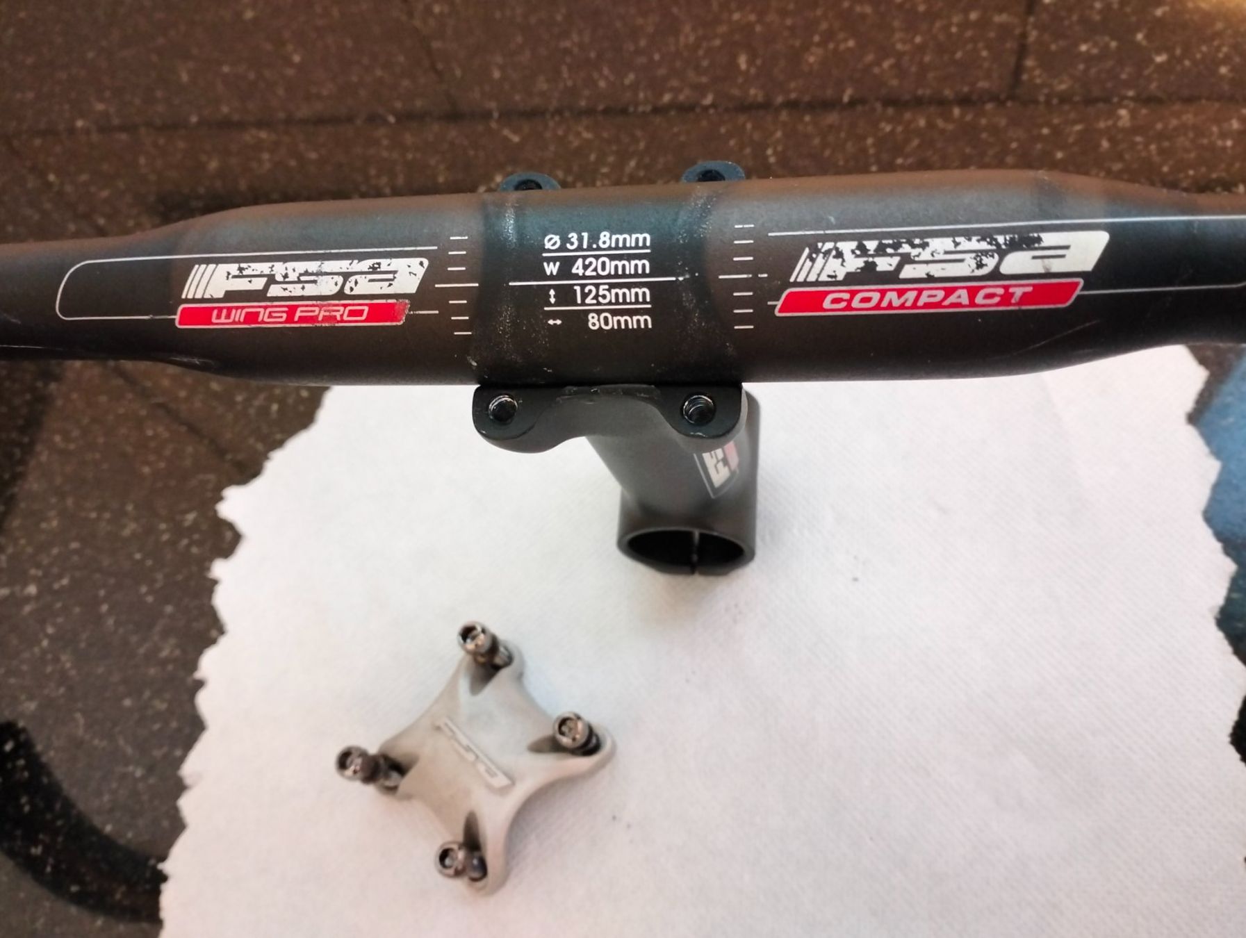 Pezzi di ricambio: FSA 3.0 Forged Vorbau 100mm mit Lenker 42cm – Usato da Uster venduto da KarlZH 4
