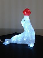 LED Seelöwe, 35cm mit 56LED aus Acryl