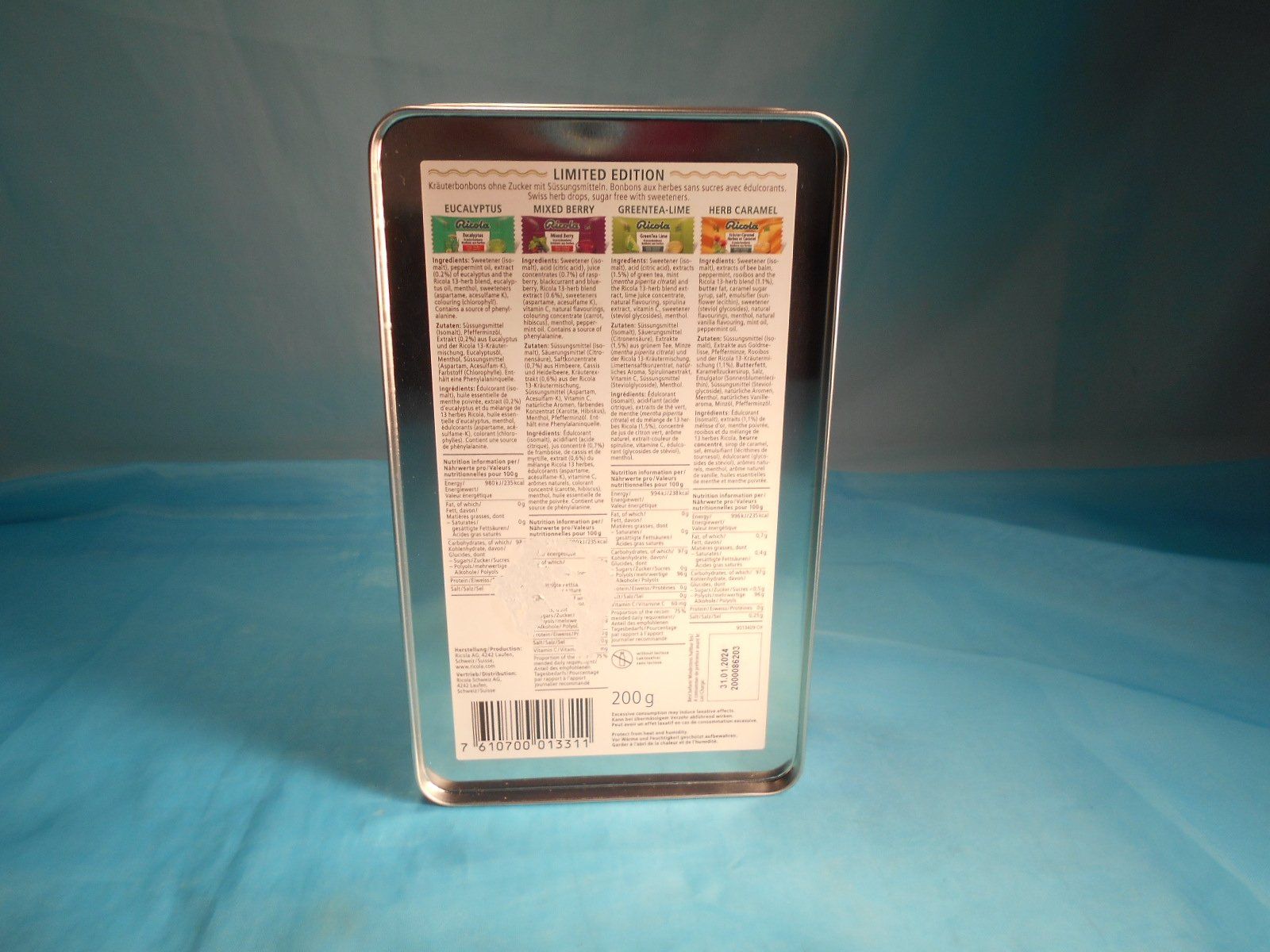 Altro in Decorazioni & Accessori: Blechbüchse Ricola Mischung – Nuovo (secondo la descrizione) da Bellach venduto da JingleCherry 2
