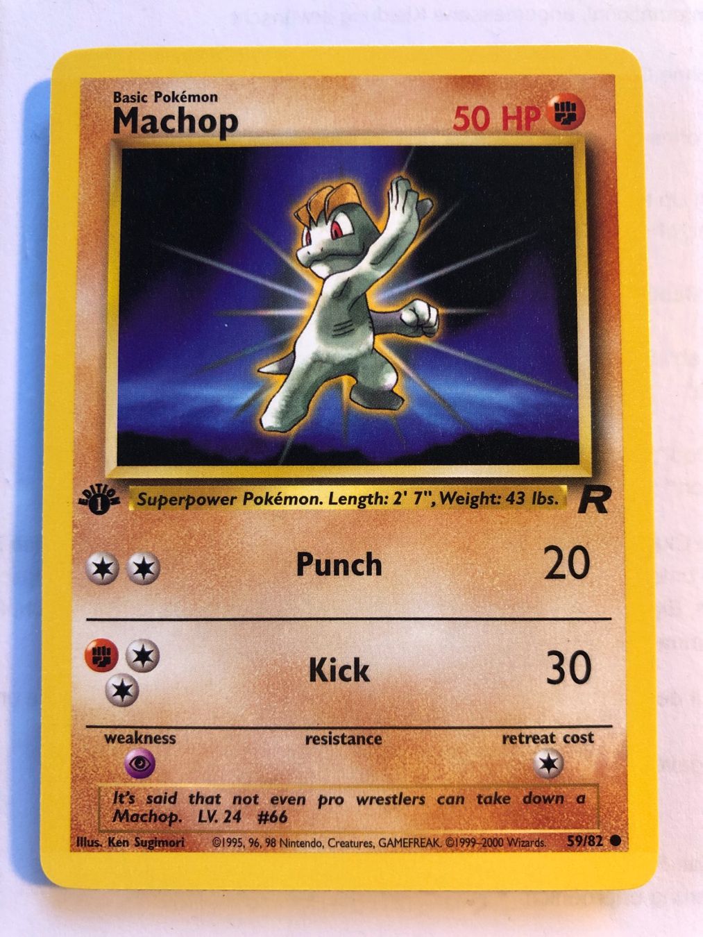 Carte collezionabili: Machop 1st Team Rocket - MINT - ab 1.- – Usato da Giubiasco venduto da dan_pr8b