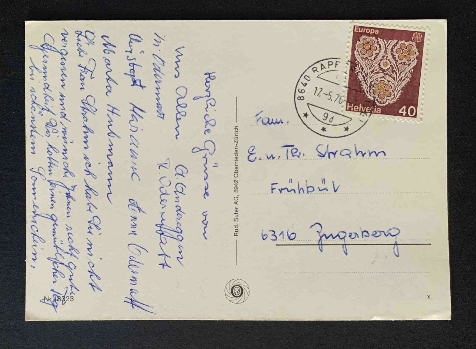 Cartoline postali: AK Rapperswil – Usato da Goldau venduto da artelier1 1