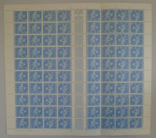1960, S63/K45 kompletter Bogen postfrisch **.