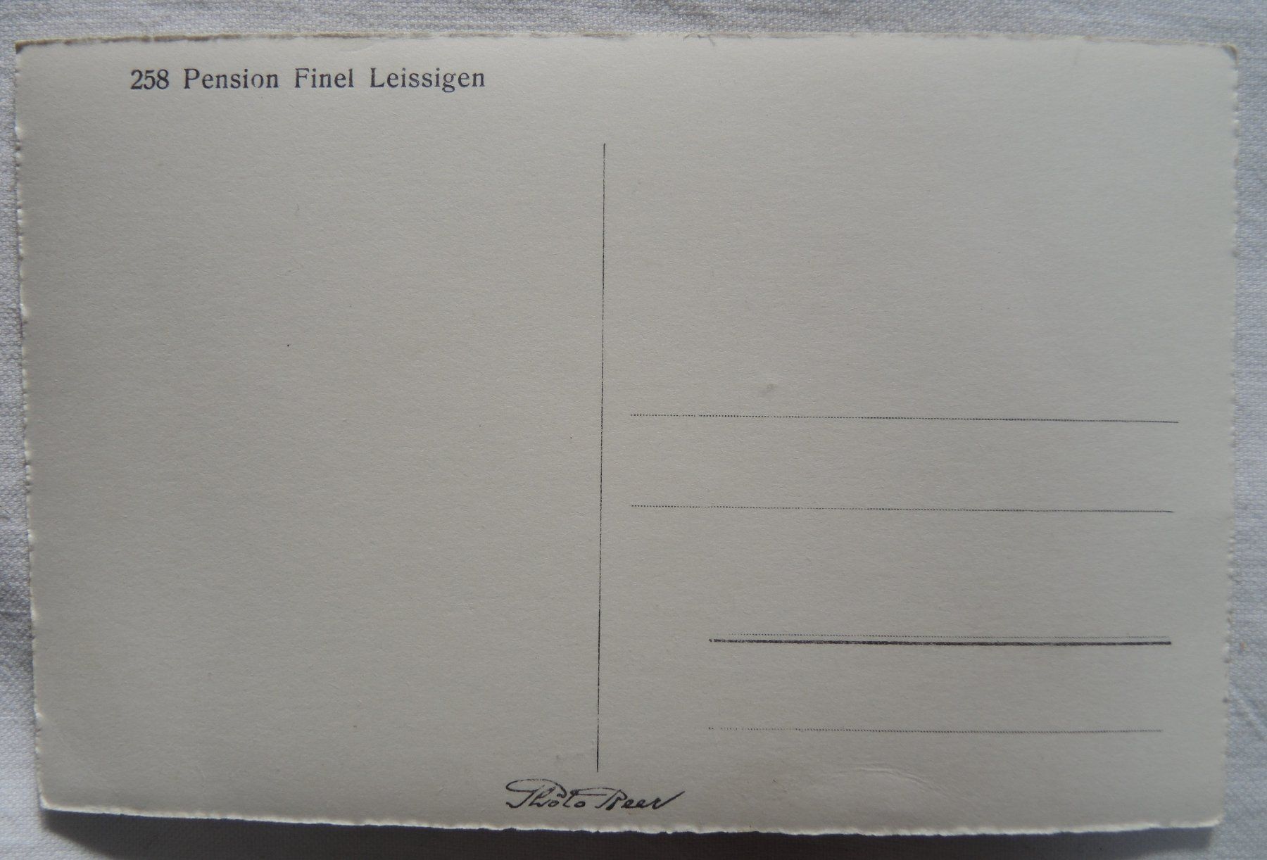 Cartes postales: Ansichtskarte Pension Finel Leissigen – D'occasion à Niederried b. Kallnach par hanatim 1
