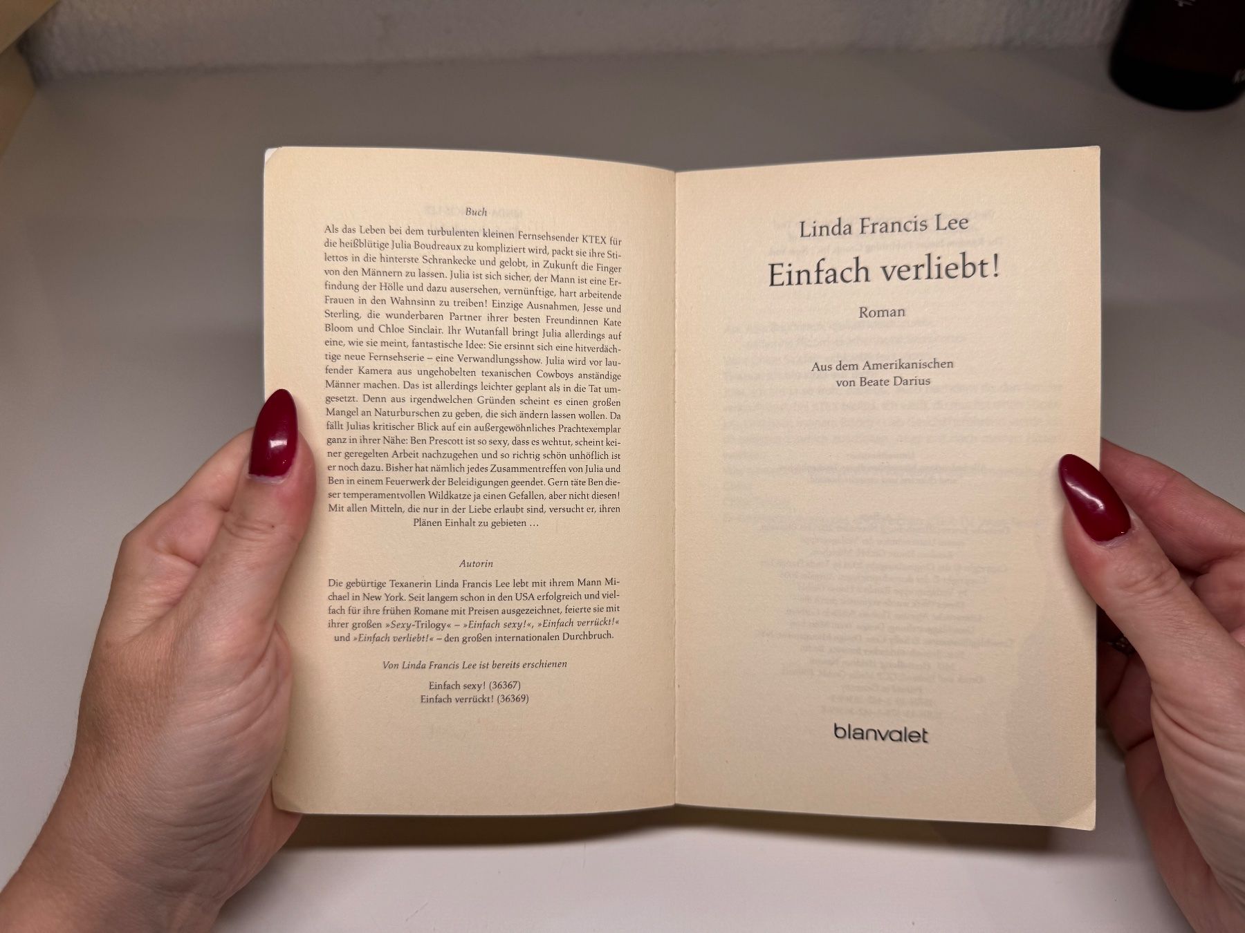 Libri: ROMAN: Linda Francis Lee, Einfach verliebt – Usato da Grosswangen venduto da Deutsche_Romane 2