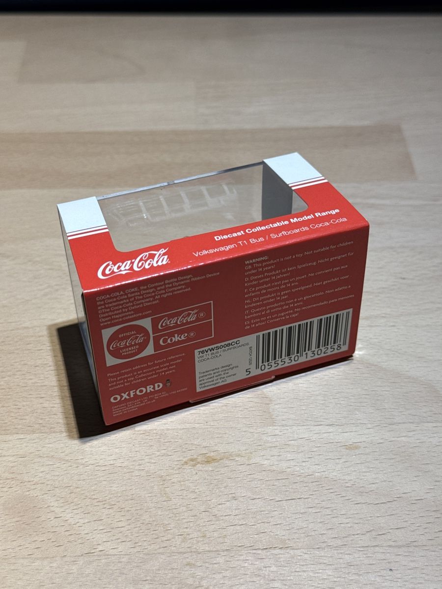 Coca-Cola Modellini d'auto: CocaCola T1 Bus / Surfboards – Nuovo e nell'imballaggio originale da Stüsslingen venduto da leo_nzh6 2