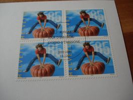 Marke Suisse Balance 2004, FDC Einzel + 4erblock