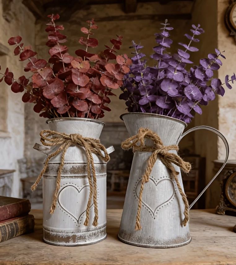 Vase & Récipients: 2 Retro-Metall-Vasen – Neuf avec emballage d'origine à Wagenhausen par FrauLang