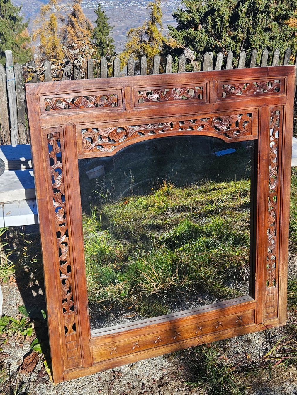 Specchi: Miroir ancienne bois sculpté – Usato da Haute-Nendaz venduto da Bart84