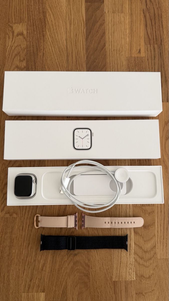 Apple Smartwatch: Apple Watch Series 7 41mm Aluminium Silver – Neu (gemäss Beschreibung) aus Dietikon von laura.p08