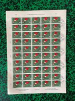 Briefmarken Schweiz 1970 vier Bogen gestempelt