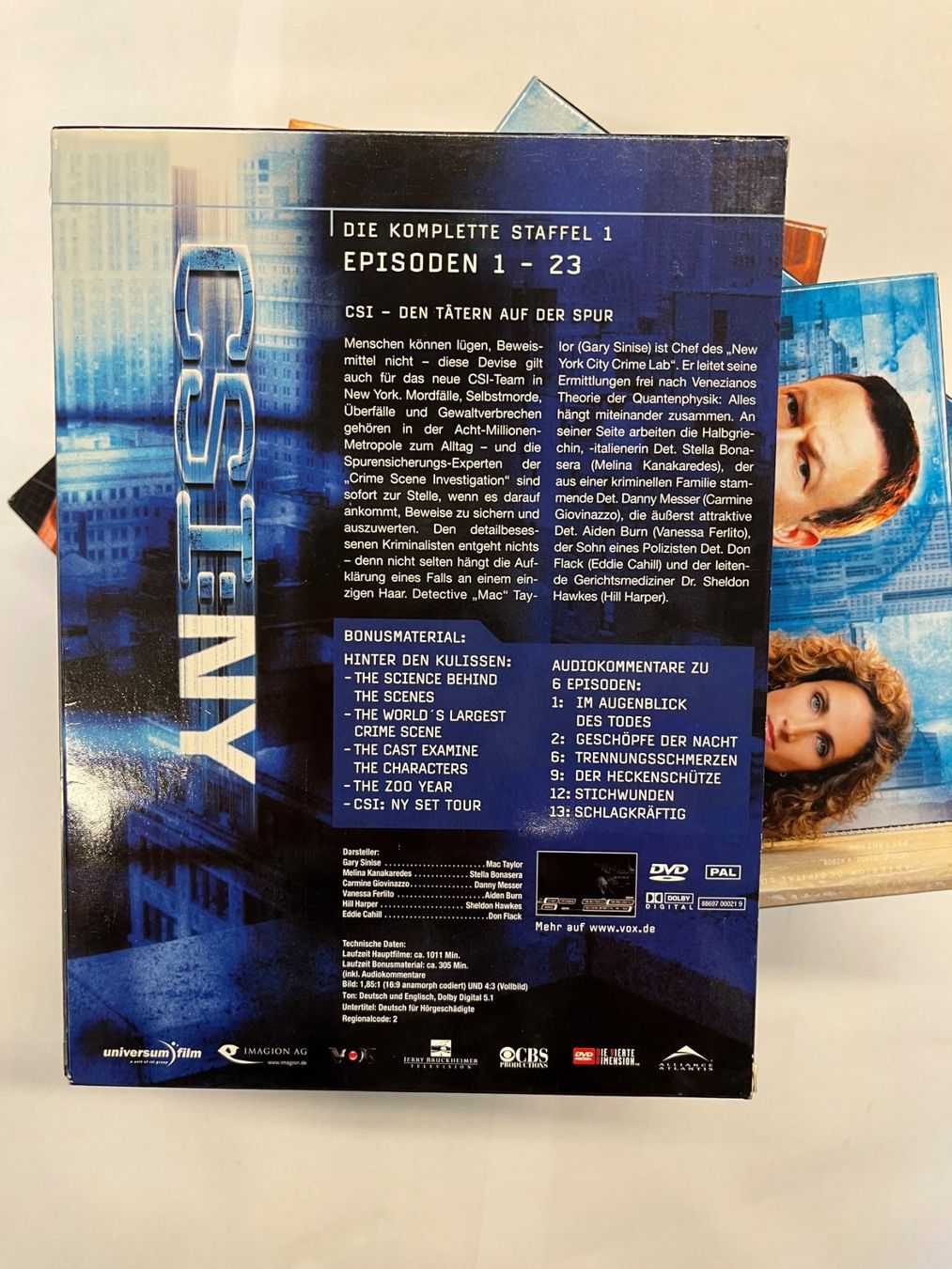 Tutti i DVDs: DVD Sammlung CSI NY Staffel 1 bis 4 – Usato da Basel venduto da andipfandi 2