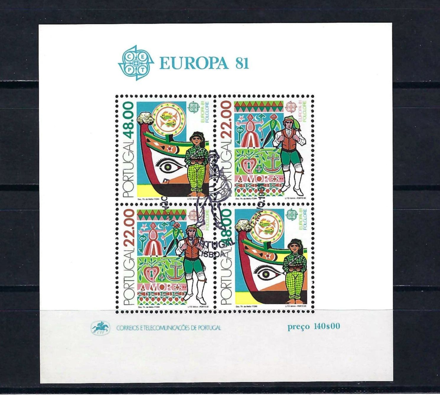 Tutti i francobolli: Portugal 1981, Block MNH** – Nuovo (secondo la descrizione) da Laupersdorf venduto da Rc.Jb