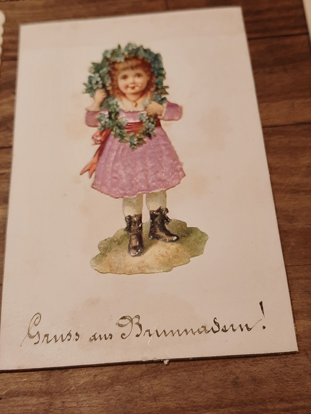 Carte collezionabili: Romantische,   nostalgische Glückwunsch-Kärtli – Usato da Busswil BE venduto da balu37 6