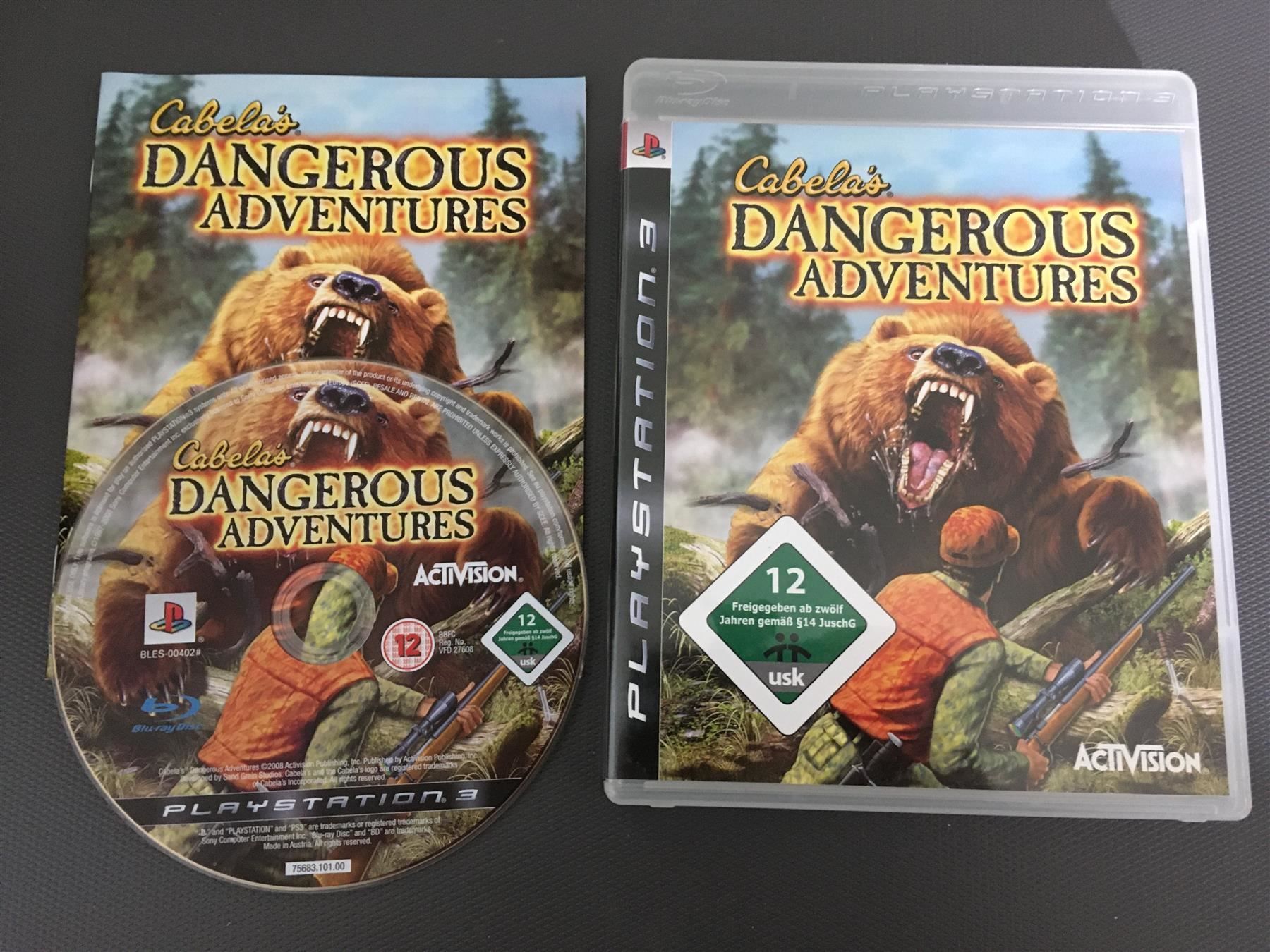 Giochi: CABELA'S DANGEROUS ADVENTURES für PS3 – Usato da St.Gallen venduto da Punktchen01