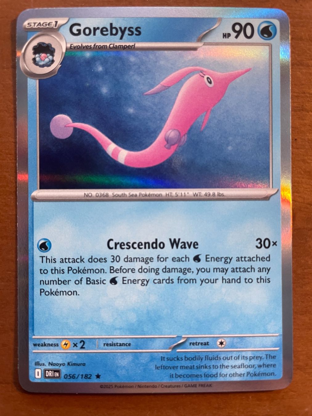 Pokémon Carte collezionabili: Pokemon Gorebyss Holo (Versand gratis) – Nuovo (secondo la descrizione) da Chur venduto da Angerson