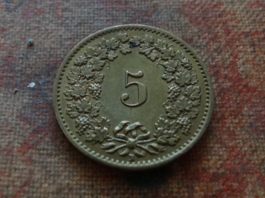 Tutti le monete: 10 Rp. 1918 jaune/gelb – Usato da Romanel-sur-Lausanne venduto da Swift13 1