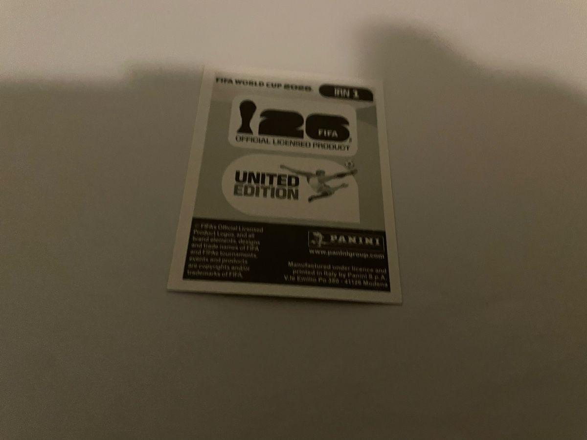 Panini Carte collezionabili: FIFA WM 2026 Iran IRN 1 – Nuovo (secondo la descrizione) da Winterthur venduto da Cobraforce 1