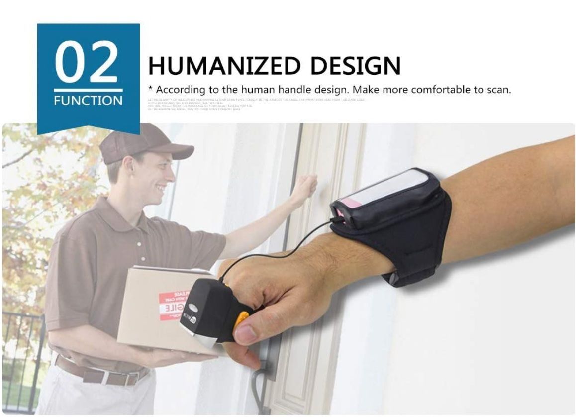 Scanner: Bluetooth-Ring-Barcode-Scanner Tragbar – Neu und originalverpackt aus Bülach von StoreInShop.com 2
