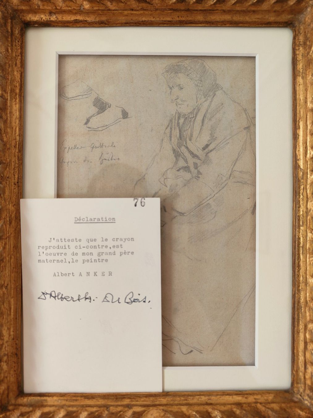 Tableaux: Albert Anker - Original Zeichnung – D'occasion à St.Gallen par KunstGallen 2