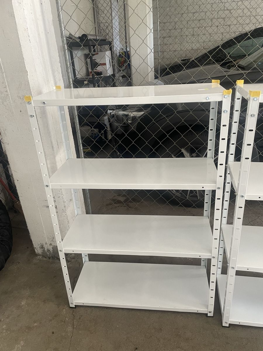 Scaffali: 5x Regale weiss 5 Ablageflaechen ab 1.- CHF – Usato da St. Gallen venduto da Trader9000 1