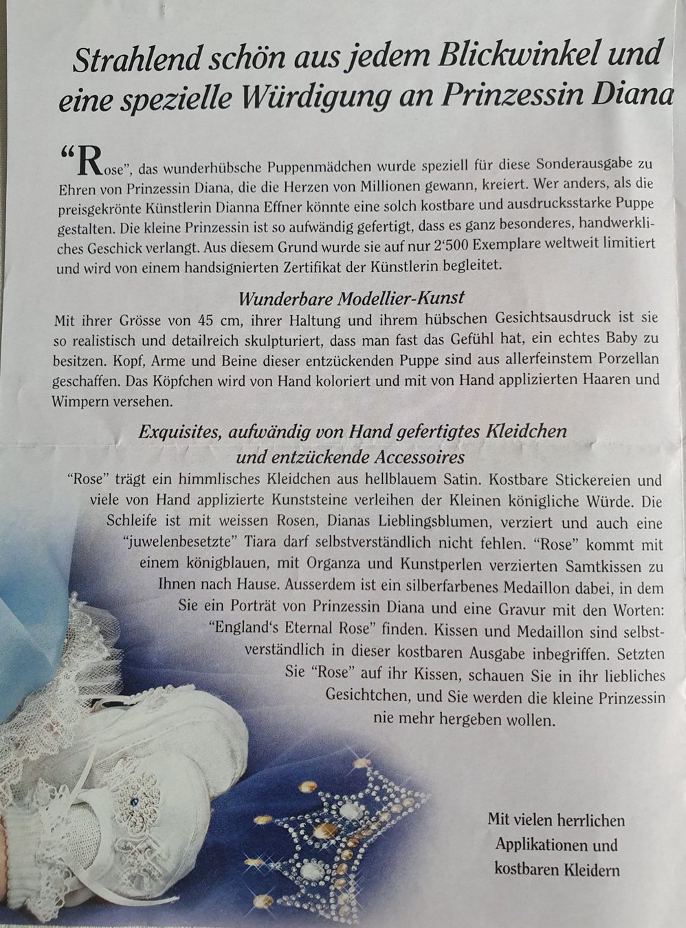 Bambole: Künstler-Puppe Diana – Usato da Altendorf venduto da claus08 2