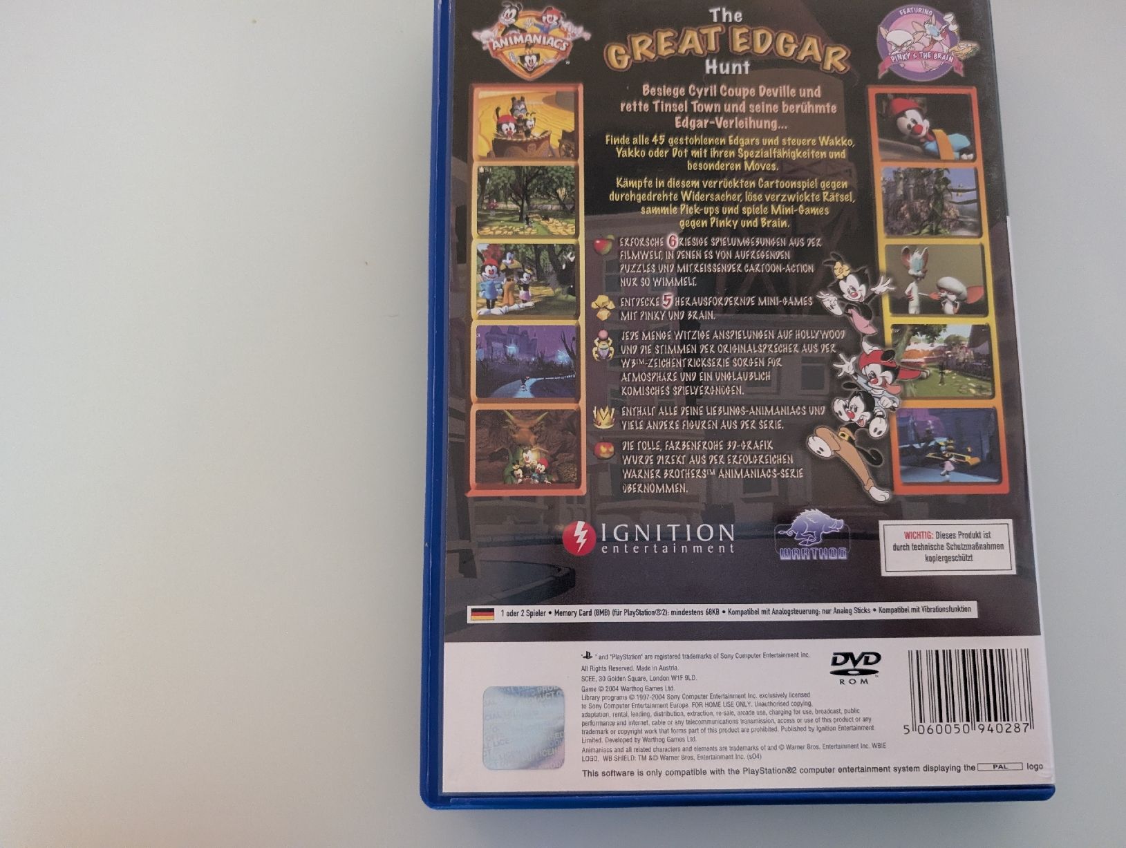 Sony Spiele: Animaniacs - The Great Edgar Hunt (PS2) – Gebraucht aus Winterthur von sax8400 2