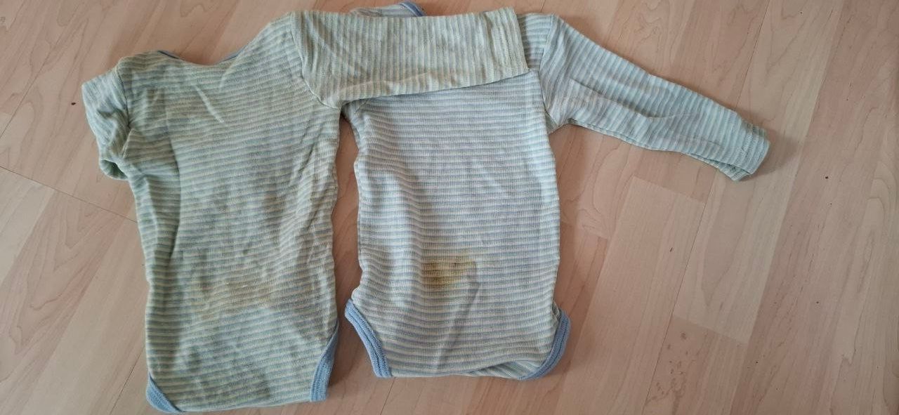 Pagliaccetti: 2 Bodys, Strampler, Babys, 62/68, (Wolle Seide?) – Usato da Malix venduto da jul_7nhn 2