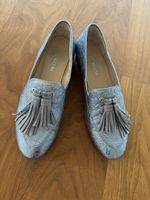 Carolina Loafers, Gr. 37, Blau-Glitzer - Top Zustand! (52)