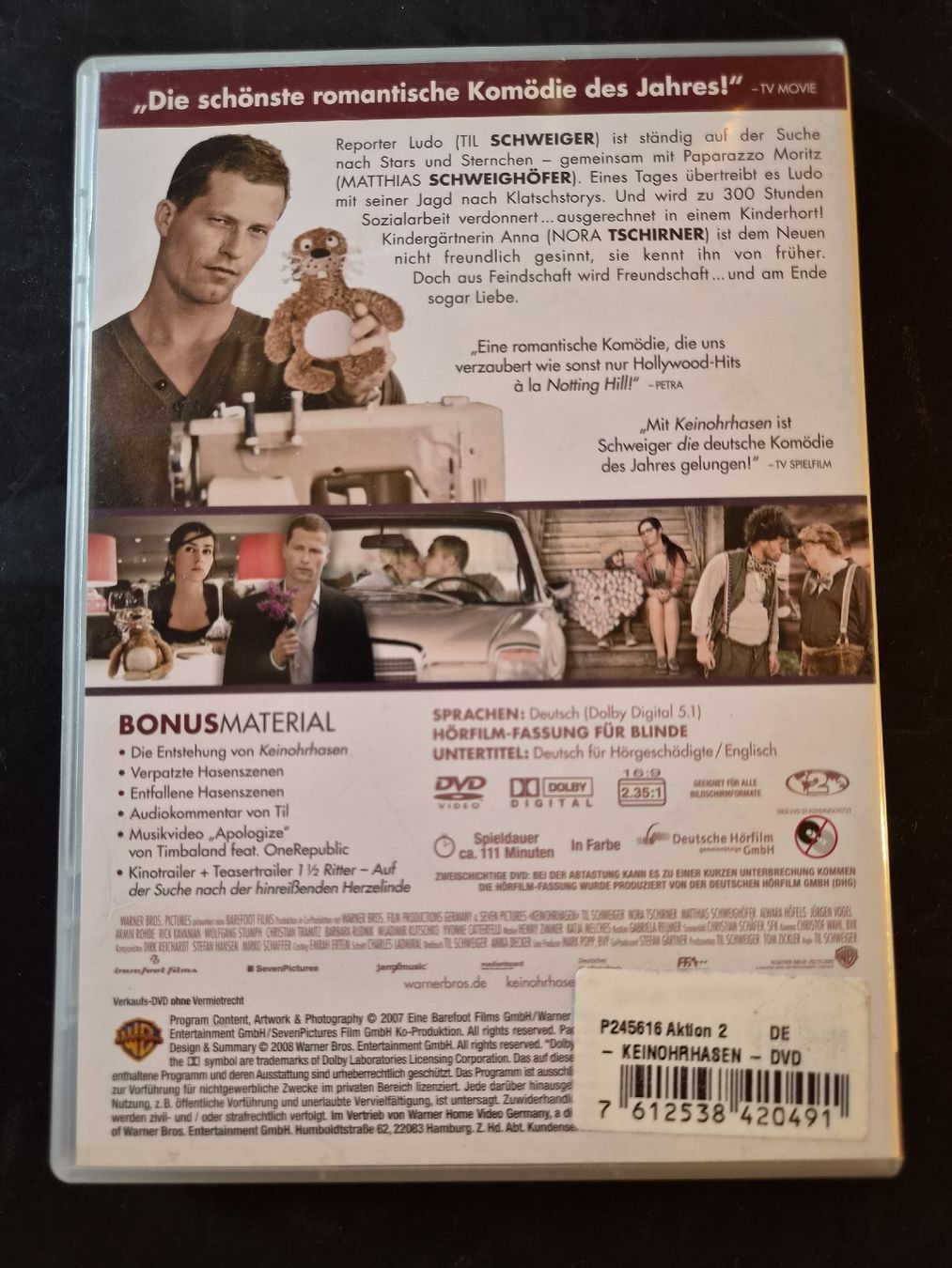Alle DVDs: Keinohrhasen DVD – Gebraucht aus S-chanf von pat_9lxp 1