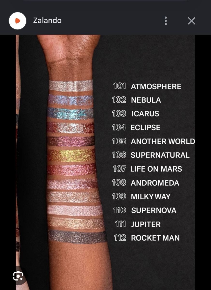 Make-up: Mesauda Galactic Shadow Lidschatten 101 Atmosphere, neu! – Nuovo e nell'imballaggio originale da Zürich venduto da deruja 6