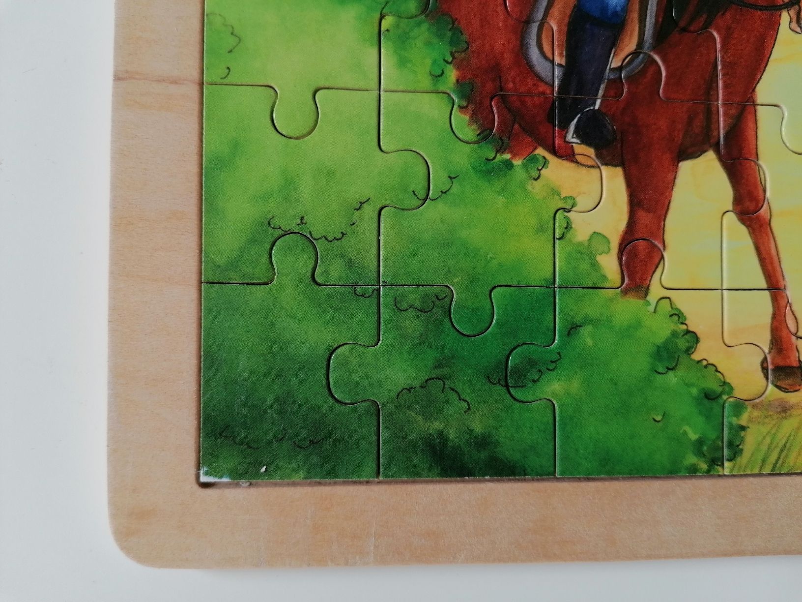 Puzzle: GOKI Holzpuzzle 96 Teile Bauernhof – Usato da Schönenbuch venduto da Mentio_SB 1