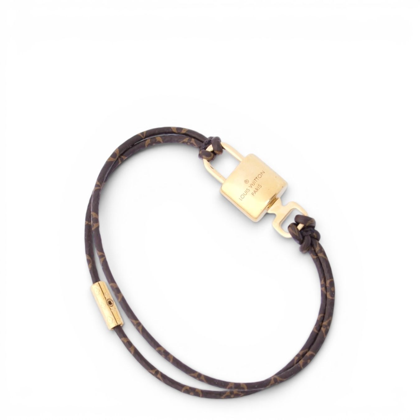 Louis Vuitton Bracciali & Braccialetti: Louis Vuitton Lock It Armband Monogram Gr. 19 – Usato da Binningen venduto da Designerlabels 1