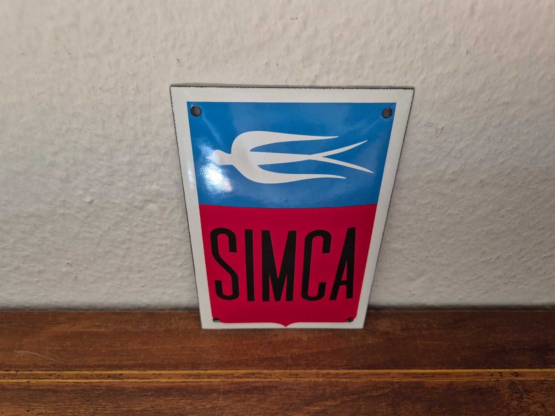Simca Insegne: Emailschild Simca Oldtimer Werkstatt Garage Emaille Schild – Nuovo (secondo la descrizione) da Schaffhausen venduto da pfanis09 2