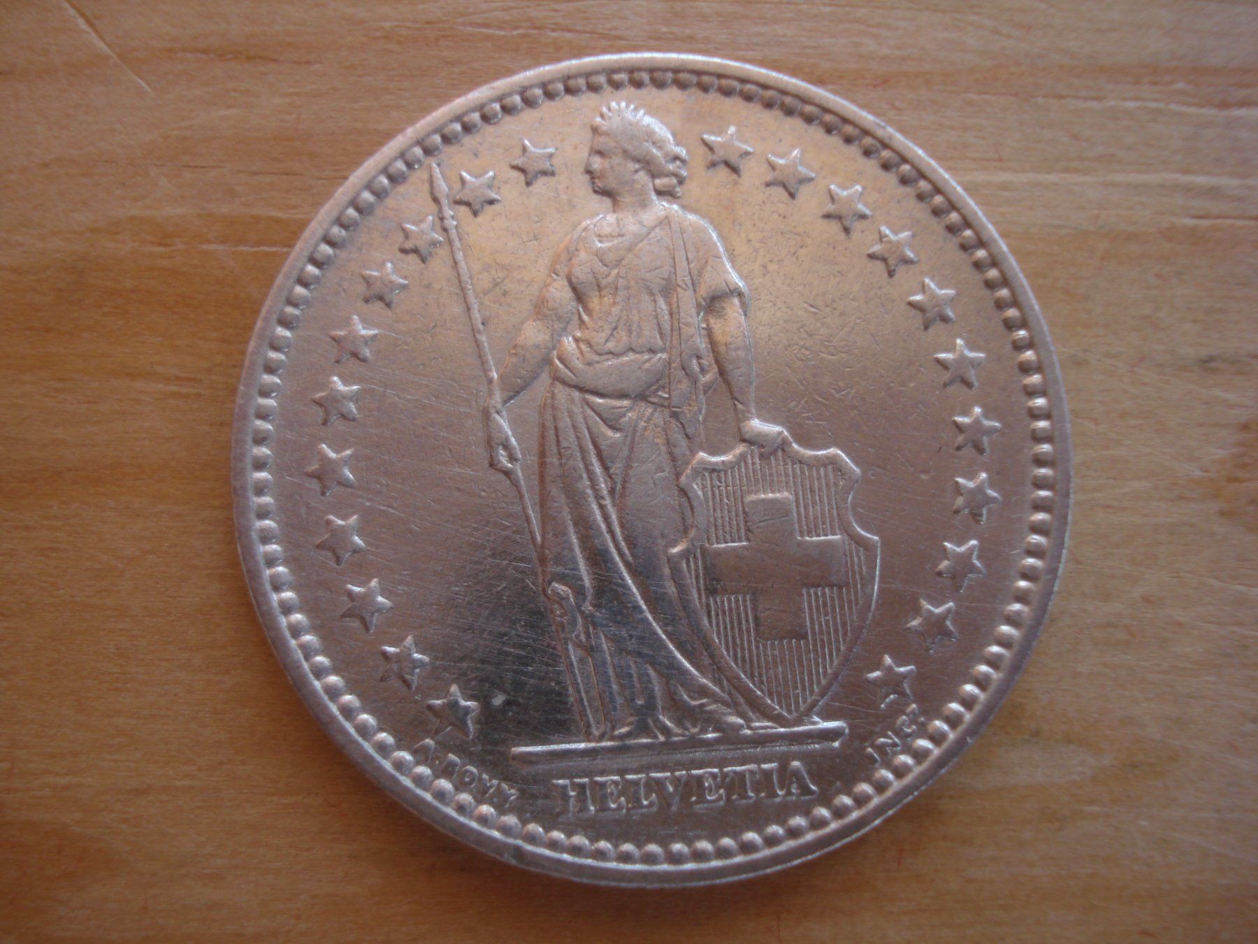 Tutti le monete: (C1) 2 Franken 1886 VZ+ – Usato da Erlach venduto da Net-Coins 1