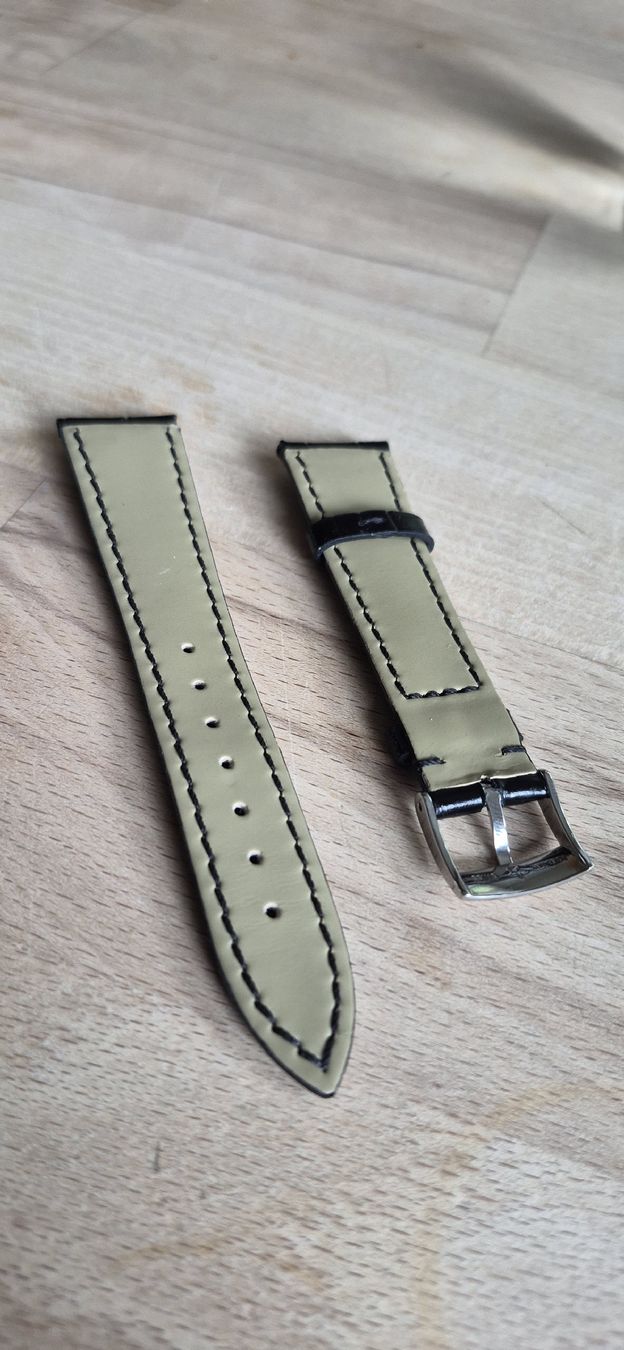 Bracciali & Braccialetti: Bracelet alligator noir avec boucle Zenith – Usato da Bex venduto da kalibouli 2