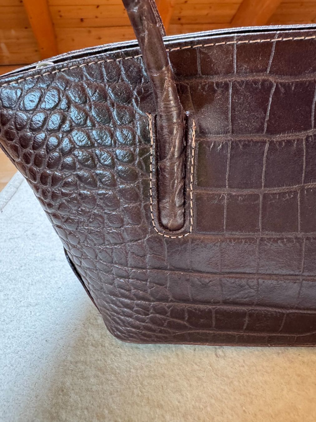 Borse da donna: Leder-Handtasche braun – Nuovo (secondo la descrizione) da Stäfa venduto da Mofi8712 1