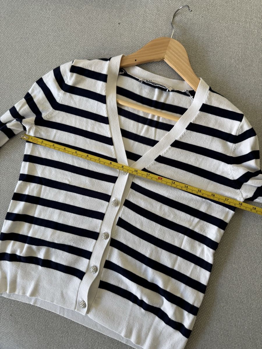 Zara Maglioni & Felpe: Blau-weiss gestreifter Pullover von Zara, S – Nuovo (secondo la descrizione) da Granges VS venduto da rvn 4