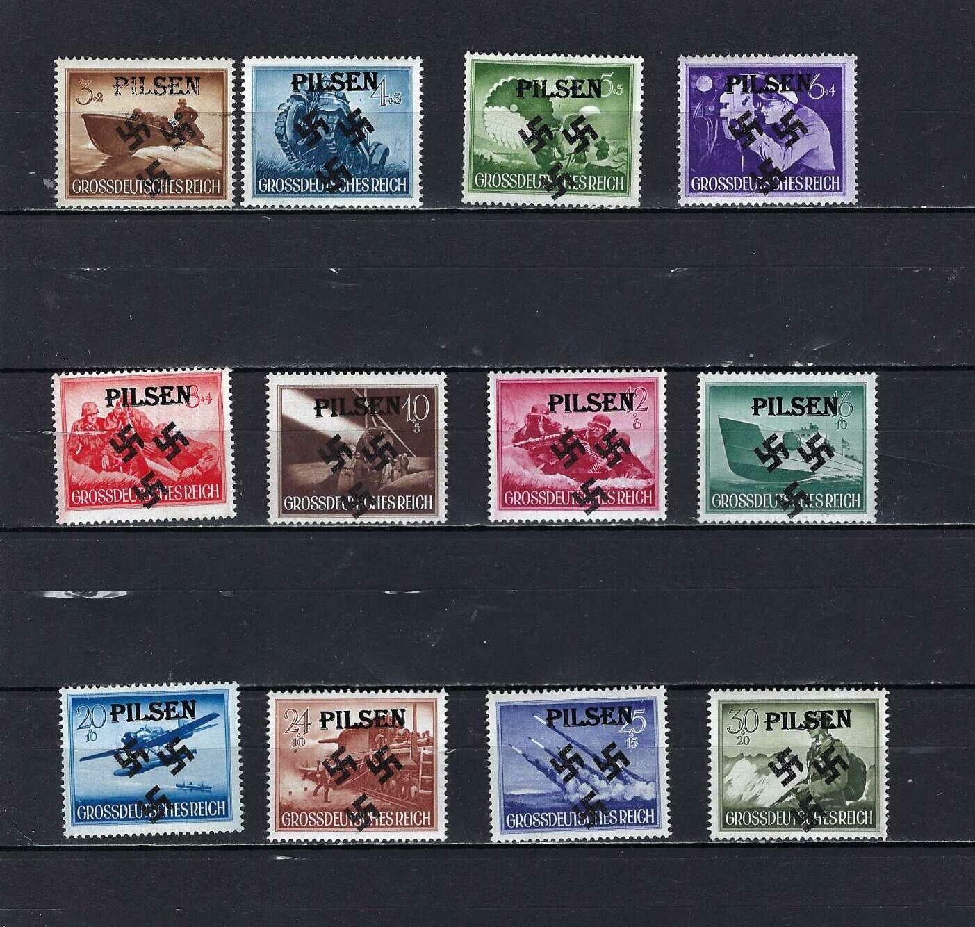 Tous les timbres: WKII Besetzung Pilsen ** – Neuf avec emballage d'origine à Altstätten SG par Nandodax