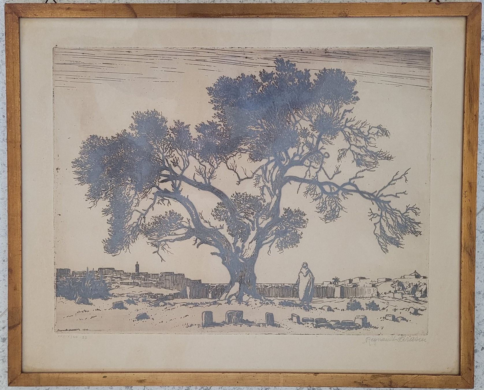 Stiche: Régnault Sarasin: Original Radierung Orient 1922 – Gebraucht aus Basel von Roberto002