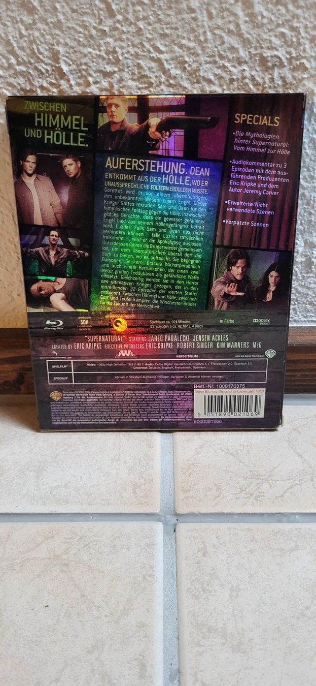 Tutti i DVDs: Blu Ray - Supernatural Staffel 4 – Usato da Münsingen venduto da Heroism2010 1