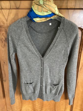 Damenkaschmirstrickjacke, Gr. S