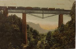 VALLORBE - Pont du Day - Train à vapeur - 1907