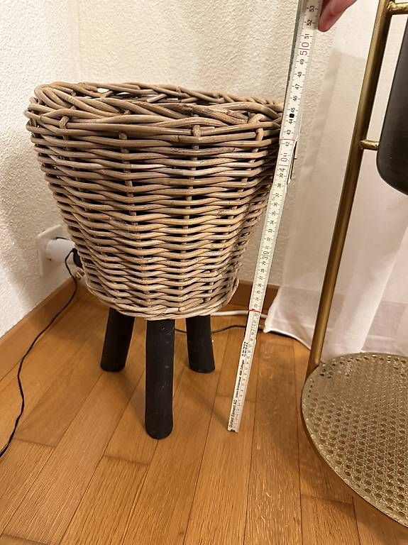 Vasi per fiori: Rattan Blumentopf auf Füssen Shabby Chic – Usato da Cham venduto da bree88 3