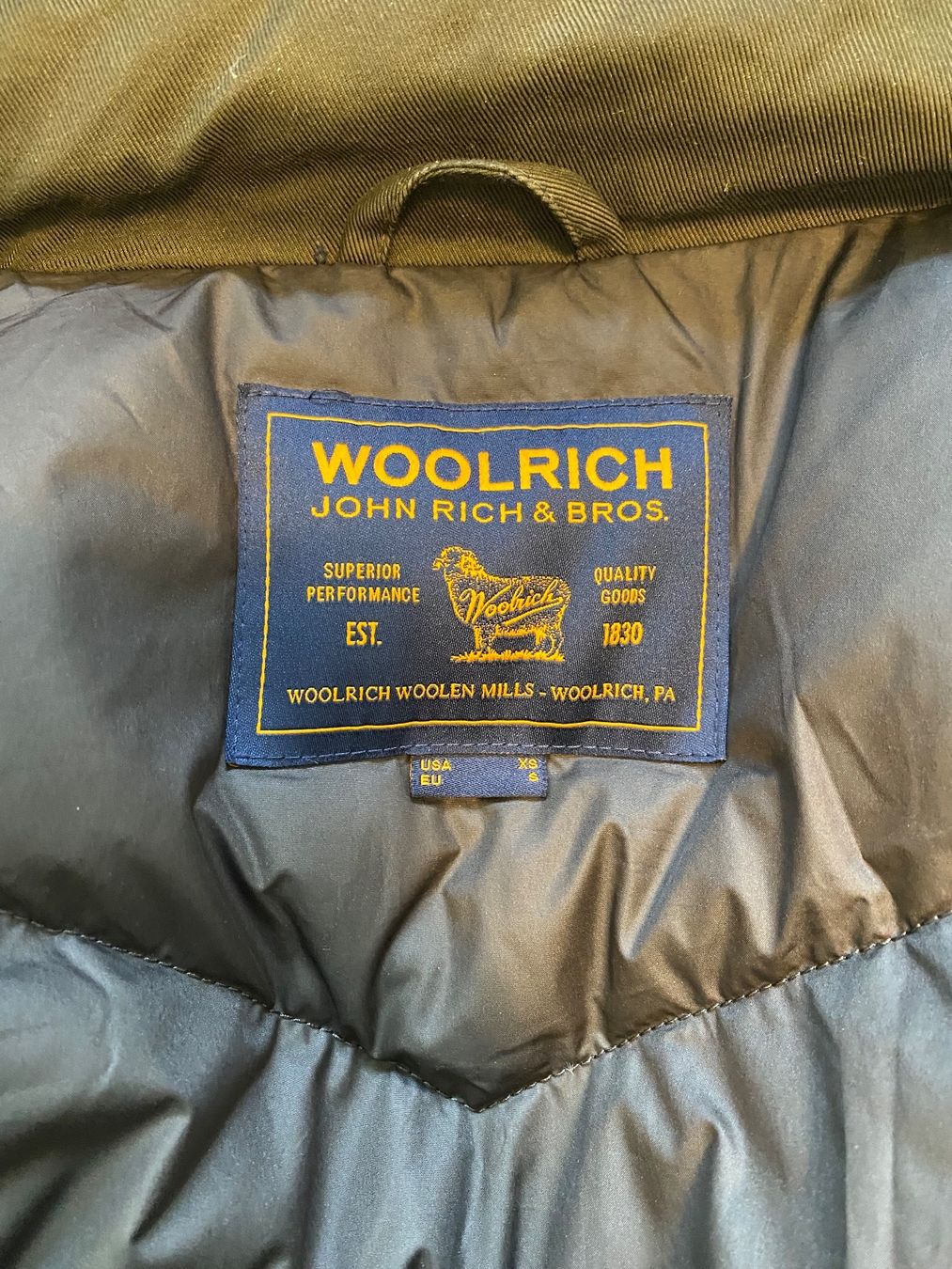Woolrich Giacche: Original Woolrich Wintermantel Herren – Usato da Buchs ZH venduto da hipsternut 8