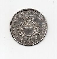 (1693) Solothurn, 2½ Batz, 1826, stgl