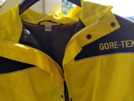 Gore-Tex Bike Wear Regenjacke, gelb/schwarz, Gr. XL Top!