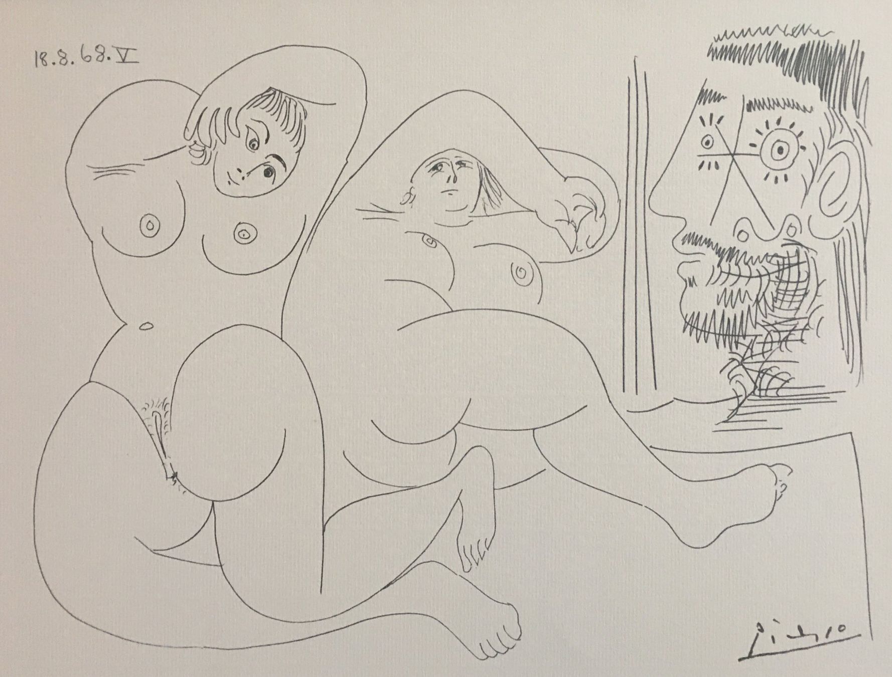 Grafica & Litografie: Pablo Picasso      "Erotische Lithographie" – Usato da Nennigkofen venduto da Sommersonnen 3
