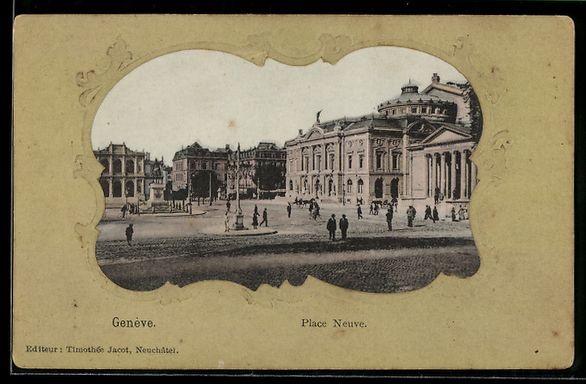 Ansichtskarten: AK Genève, Place Neuve – Gebraucht aus Berlin von bartko-reher