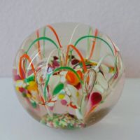 Selten grosse Glaskugel _ Paperweight - alt